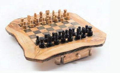 ELEGANT OLIVE™ Chess Board