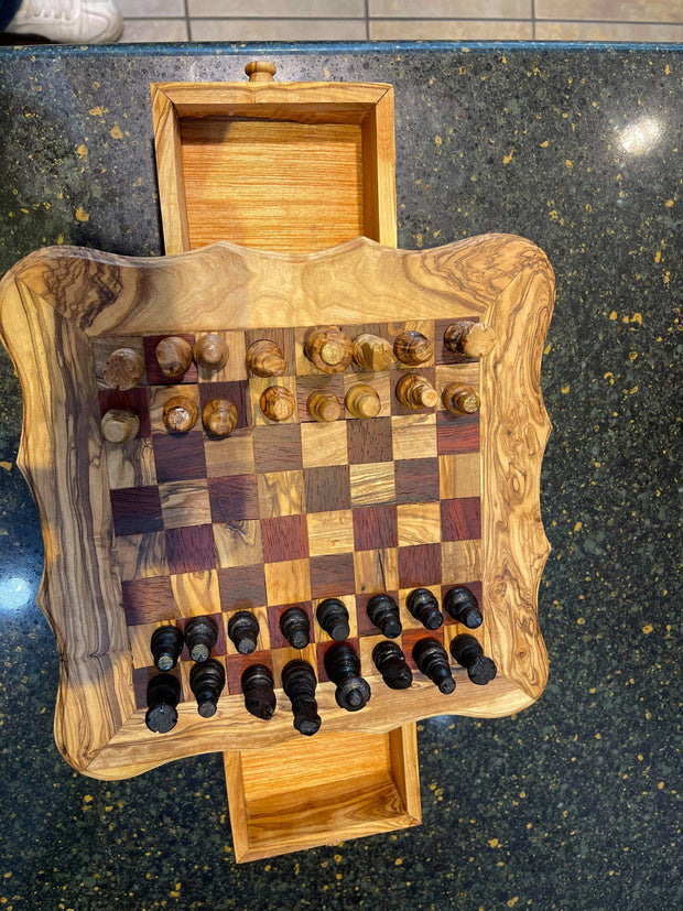 ELEGANT OLIVE™ Chess Board (Large)