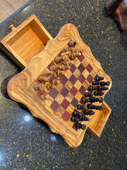 ELEGANT OLIVE™ Chess Board (Large)