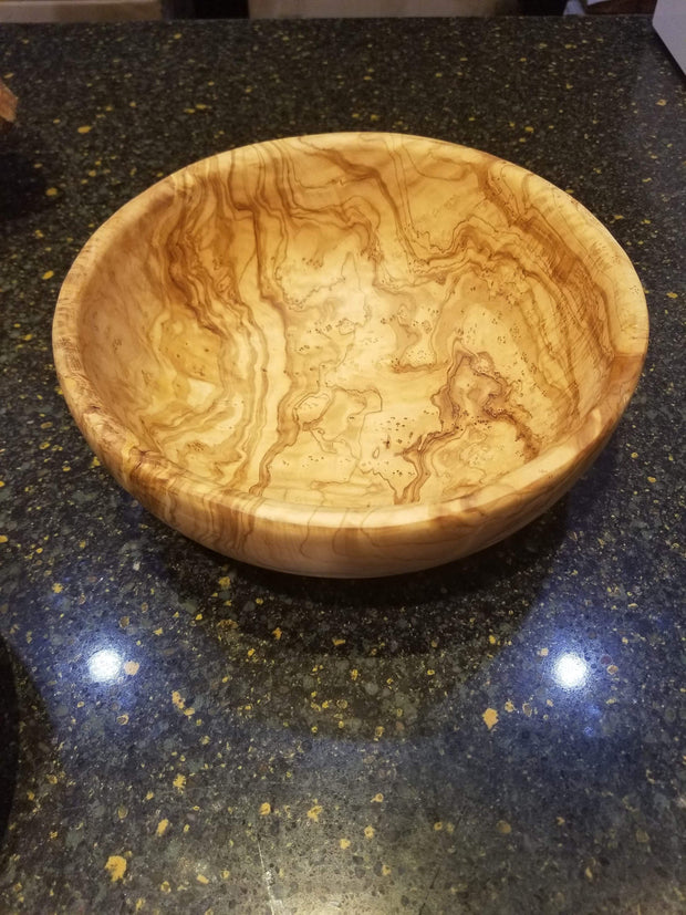 ELEGANT OLIVE™ Wood Bowl