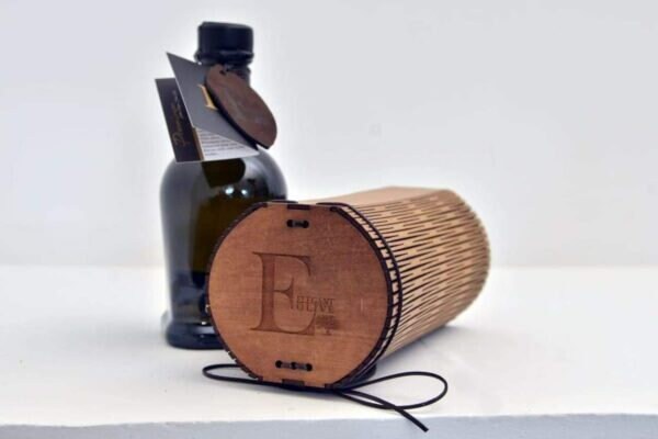 ELEGANT OLIVE™ Fiorentina Curved Glass Bottle