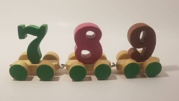 ELEGANT OLIVE™ Wooden Train Toy