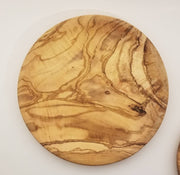 ELEGANT OLIVE™ Wood Plates Set