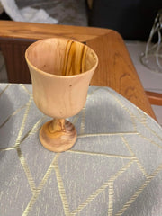 ELEGANT OLIVE™ Olive Wood Goblet