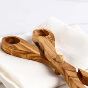 ELEGANT OLIVE™ Wood Salad Tongs