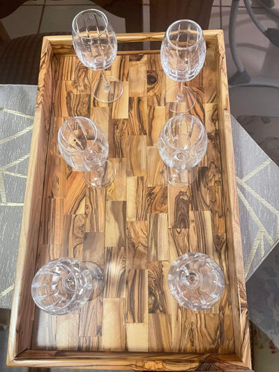 ELEGANT OLIVE™ Wood Tray